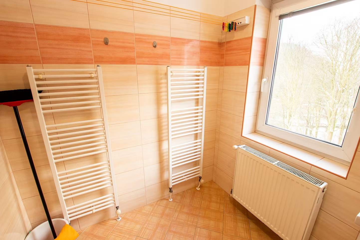 Koupelna se sušákem