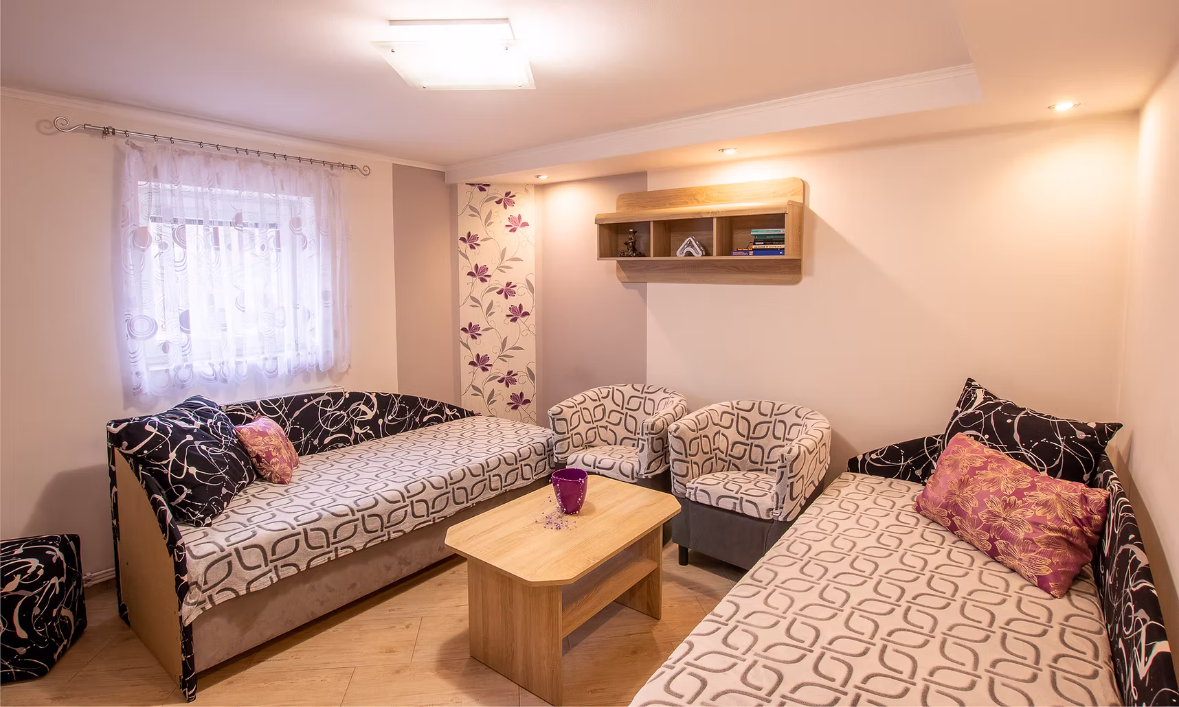 Obývací pokoj a druhá ložnice 2